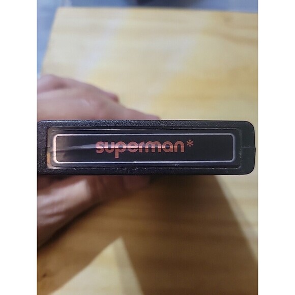 Superman (Atari 2600, 1979) Tested Works Great Clean Cartridge Nice - Picture 2 of 4